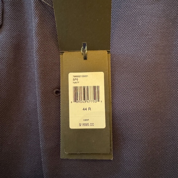 Ralph Lauren New Men's Navy Sport Coat (size 44R) - Picture 3 of 3